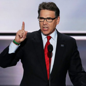 Photo of Rick Perry giving a speech