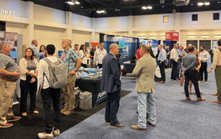 Gulf Response Alliance attendees connecting on the exhibit floor